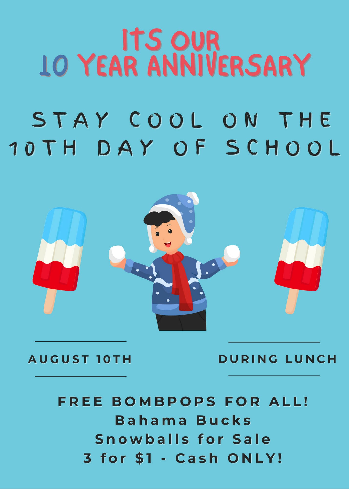 10th-Anniverary-Stay-cool-at-school
