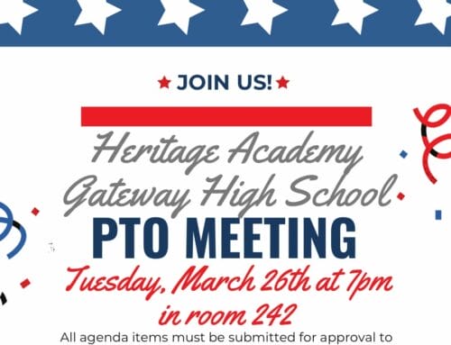 Heritage Gateway High School – Weekly Campus Update – March 25th