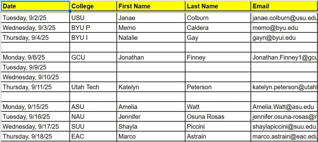 college-application-workshop-schedule